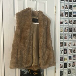 fur vest